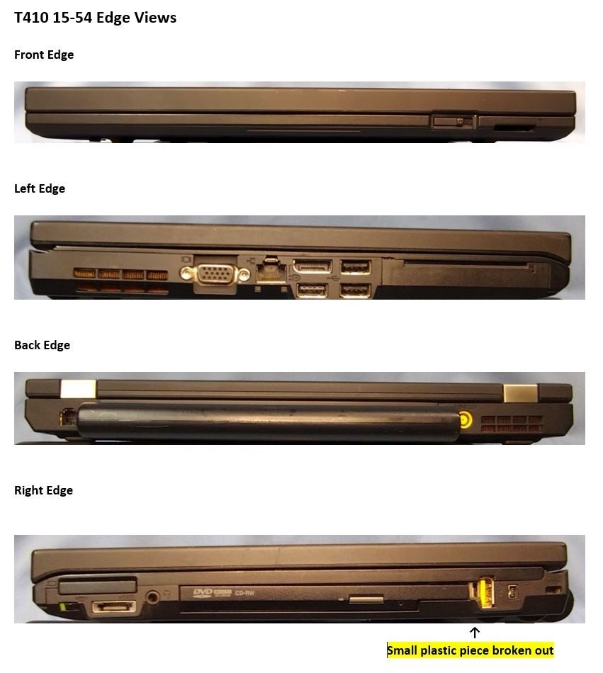 Lenovo ThinkPad T410 i5-540M NEW 240GB SSD 8GB RAM NVS 3100M 1440×900 Win11P A-