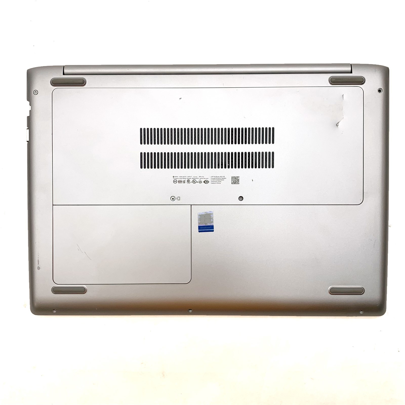 HP Probook 450 G5 15.6″ FHD Intel Core i7-8550U 1.80Ghz 8GB 240GB SSD Windows 11
