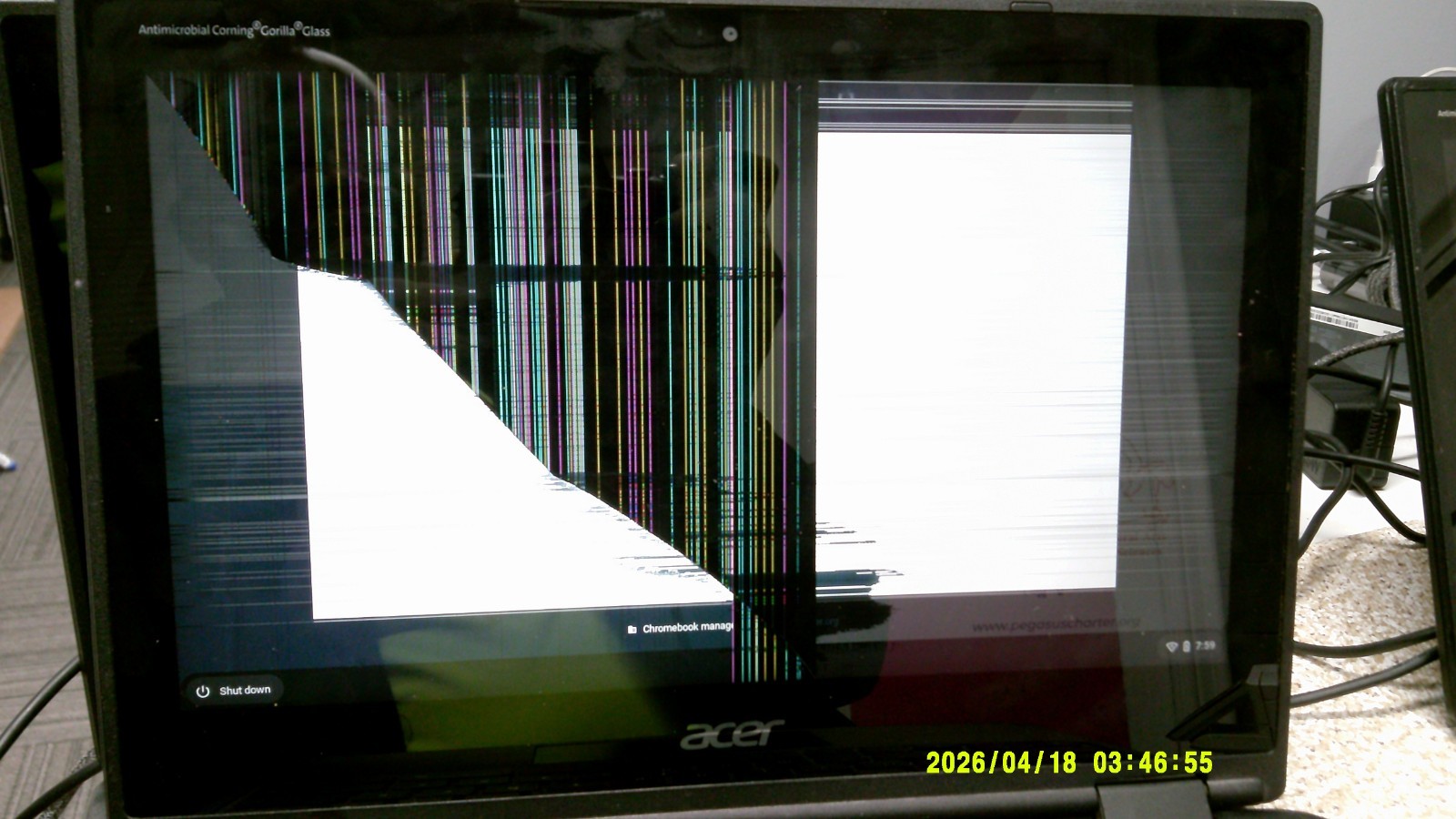 Lot of 5 Acer Chromebook R721T-A692 11.6″ Touchscreen Laptops – FOR PARTS / REPA