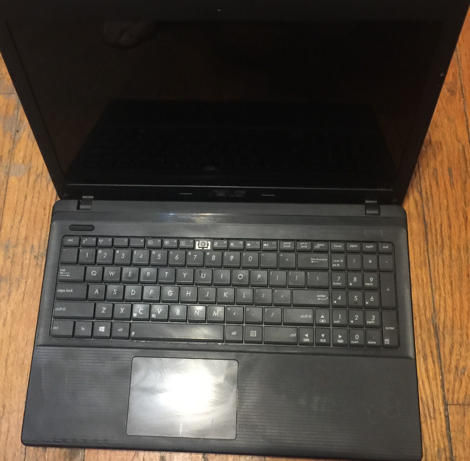 ASUS R503U LAPTOP AMD DUAL CORE C-60 1.0GHZ RAM-4GB NO HDD DAMAGED SCREEN