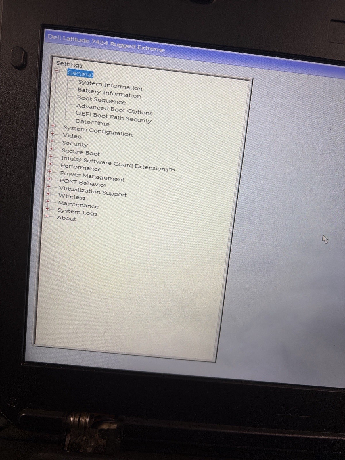 Dell Latitude 7424 Rugged Extreme i3-7130U 16GB 256GB NVMe Read