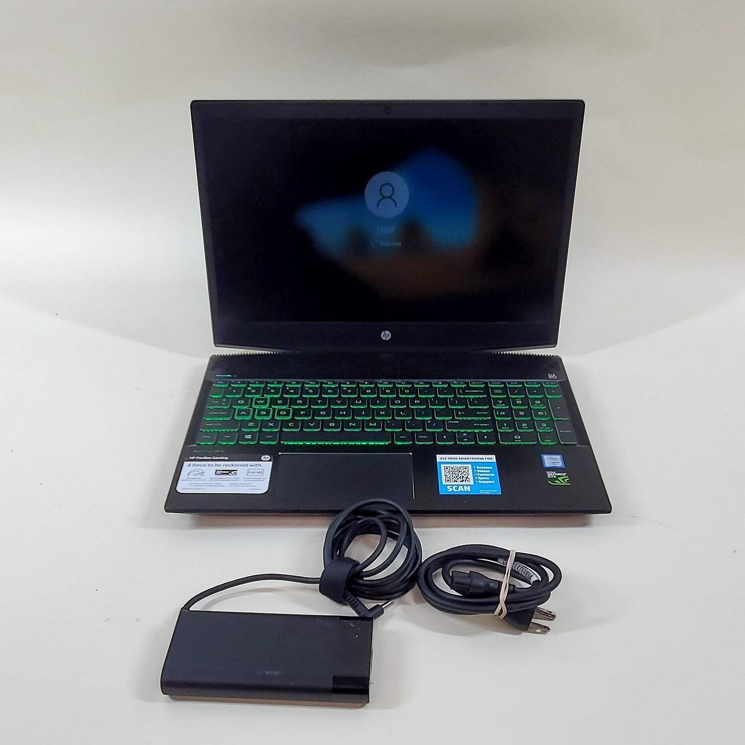 HP Pavilion Gaming 15.6″ i5-8300H 2.3GHz 8GB RAM 1TB HDD GeForce GTX 1050Ti READ