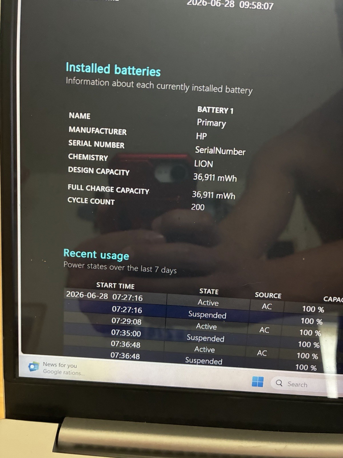 HP Pavilion 15-eg0021nr 15″ Intel i7-1165G7 2.8GHz 16GB RAM 512GB NMVe W11-Pro