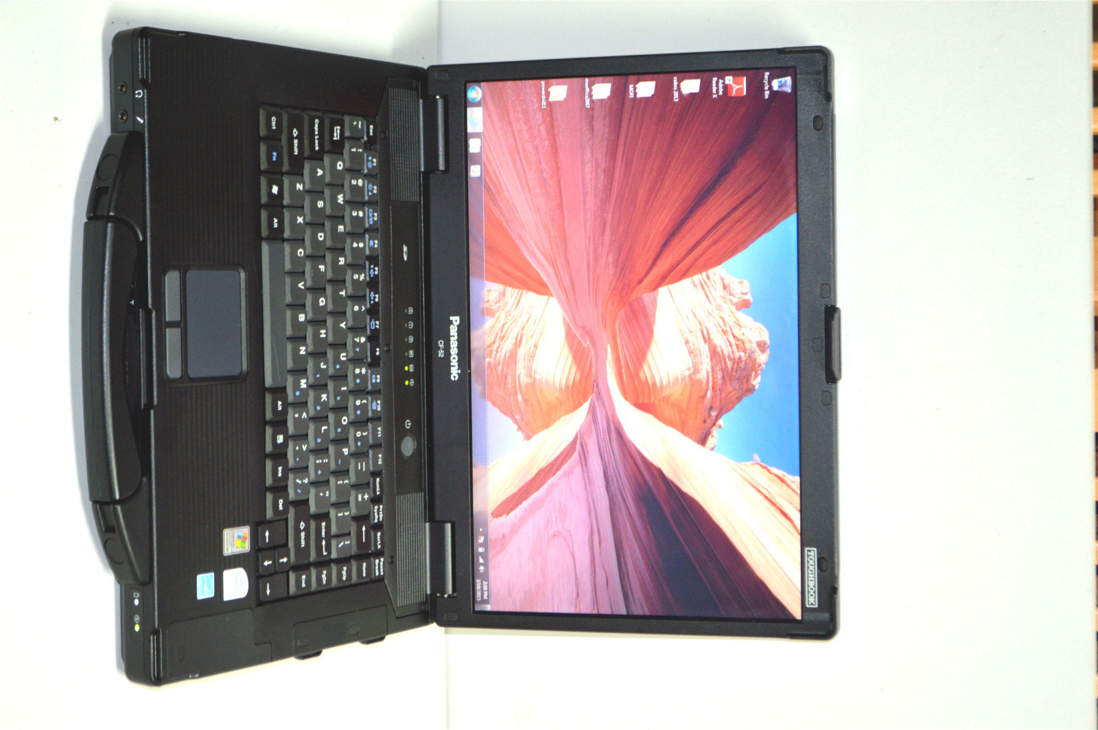 PANASONIC CF-52 INTEL CORE 2 DUO*,*WIN7*/2.26GHZ/OFFICE 4GB RAM, 128GB SSD HD/