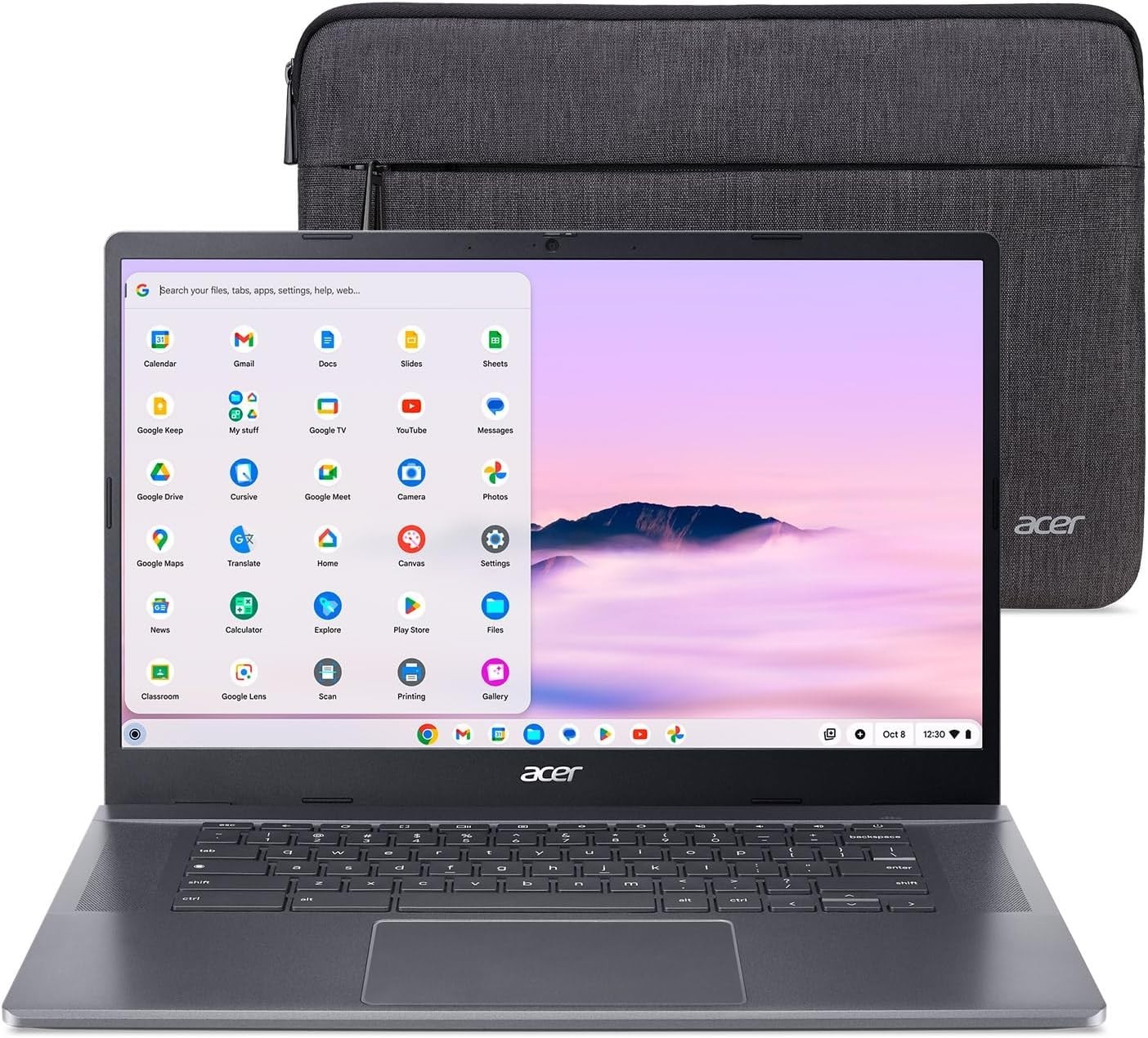 acer Chromebook Plus 515 Laptop with Google AI – 15.6″ Full HD CB515-2HT-33M4