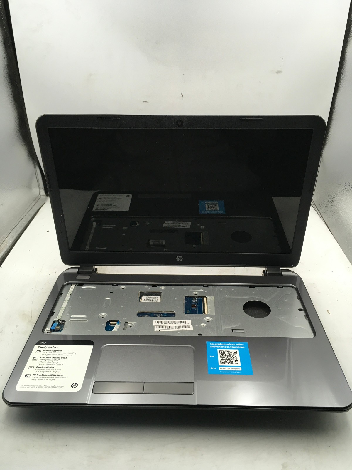 HP 15 G019WM – FOR PARTS/REPAIR – AMD E1-2100 – 4GB RAM – NO OS – 15″ – READ -BB