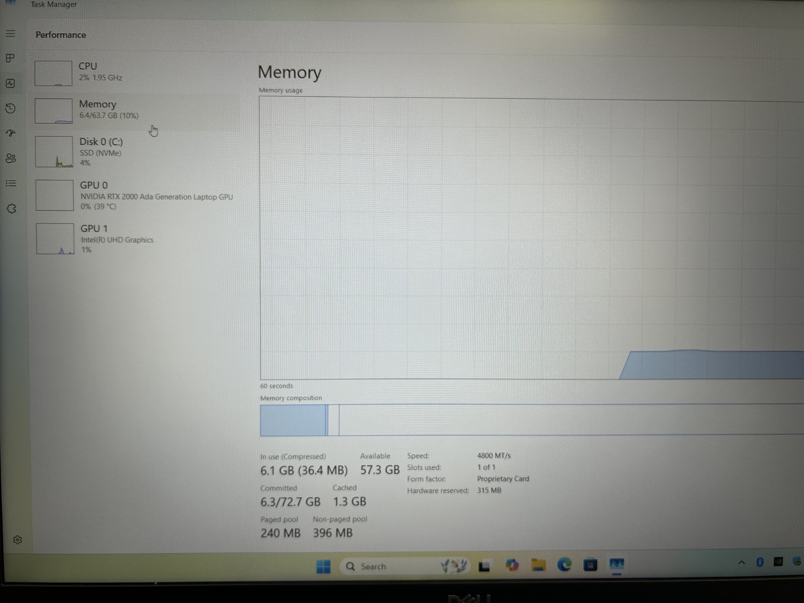 Laptop Dell Precision 7680 16″ Core i7-13850HX 64GB RAM 1TB SSD RTX 2000 Win 11