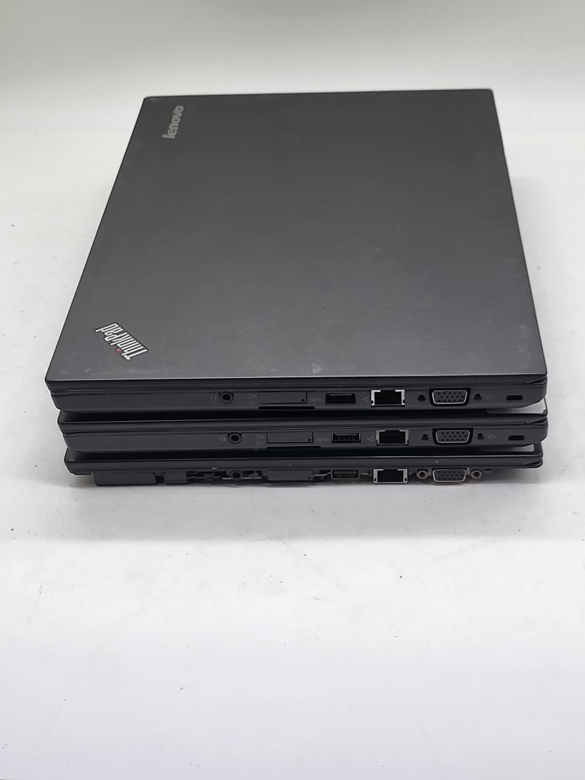LOT OF 3 Lenovo ThinkPad T450s 14” 4GB RAM NO SSD BOOTED TO BIOS AS IS READ