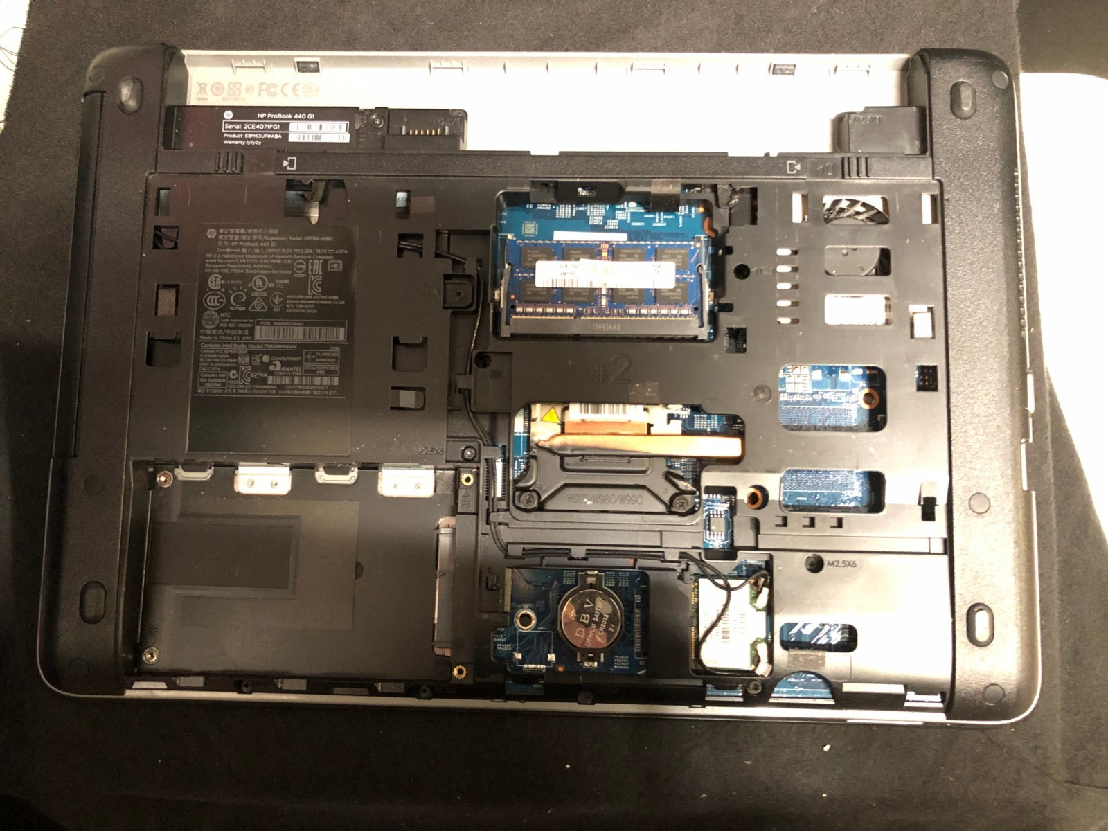 14″HP ProBook 440 G1 Laptop i5-4200M 2.50GHz RAM 4GB no battery/HD/OS