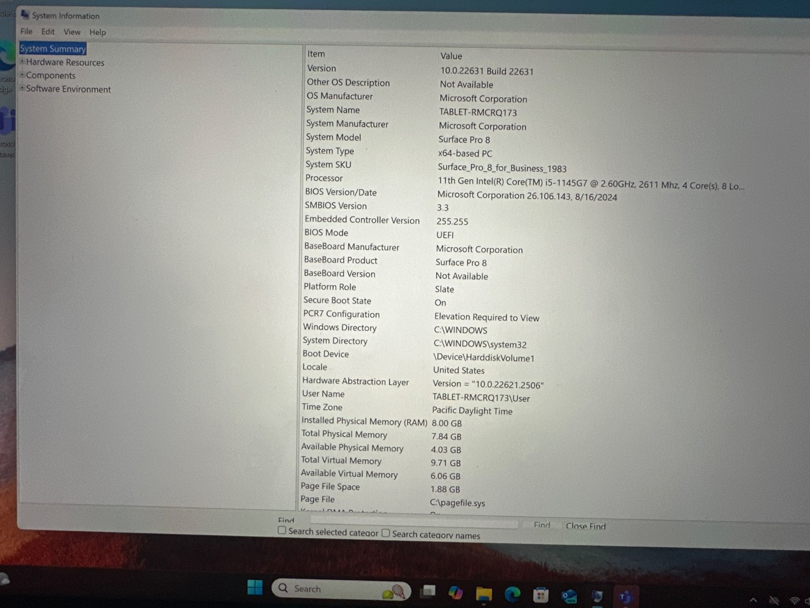 Microsoft Surface Pro 8 13″ Touch (512GB SSD, Intel Core i5 11th Gen., 4.20 GHz,