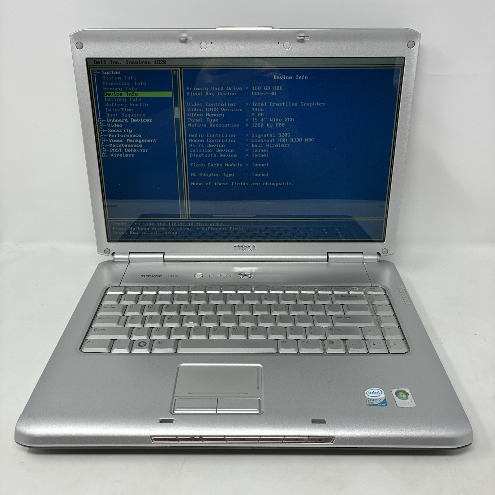 Dell Laptop Gaming/Work Good Batt Win2k Pro Charger Core2Duo Loaded