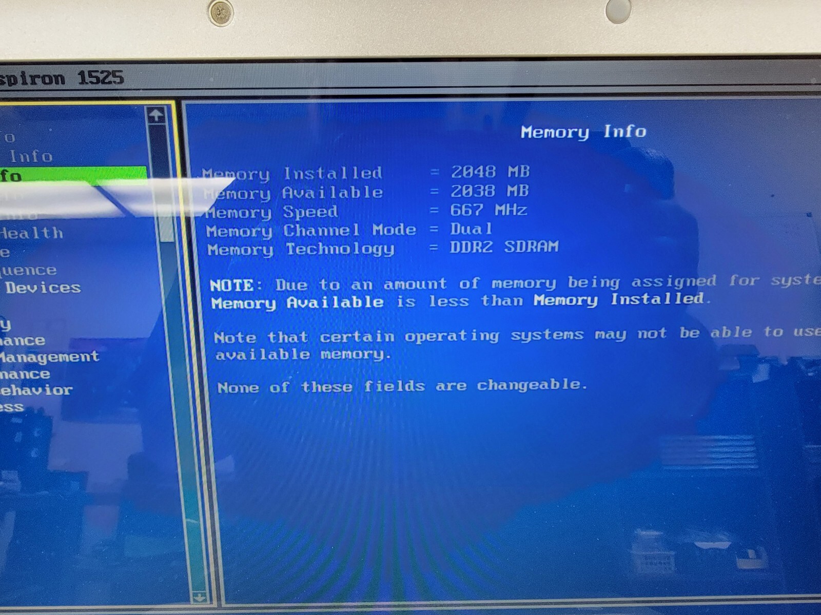 DELL INSPIRON 1525 LAPTOP DUAL CORE 2GHZ 2GB RAM 120GB HDD – HARD DRIVE WIPED