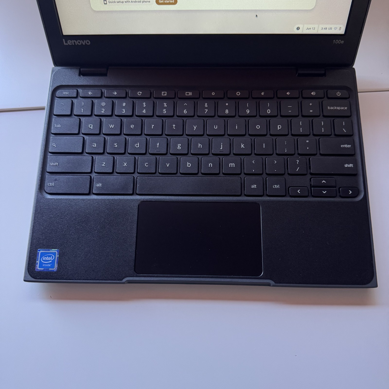 Lenovo Chromebook 100e 81ER 11.6″ Celeron N3350 4 GB RAM 16 GB eMMC with Charger