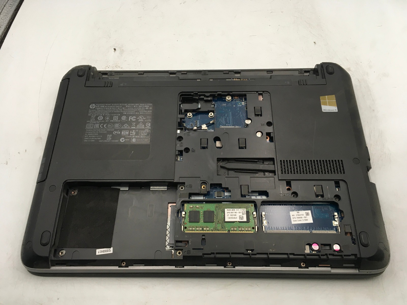 HP PROBOOK 440 G2 – FOR PARTS – INTEL I3 4TH GEN – 4GB RAM – NO POWER – READ -BB