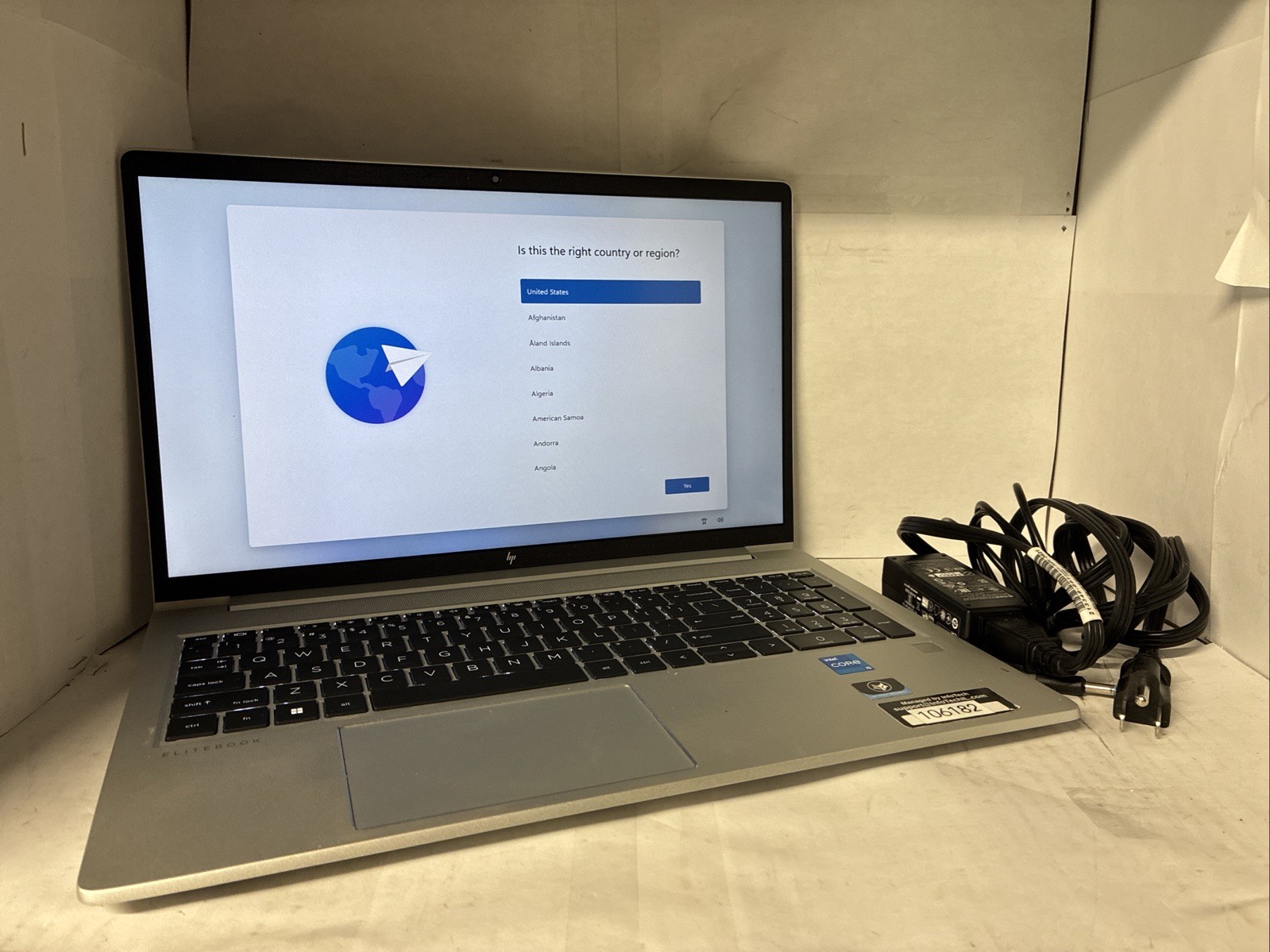 HP EliteBook 650 G9 15.6″ Laptop i5-12th Gen 16GB 256GB SSD Win 11 Pro + Cord