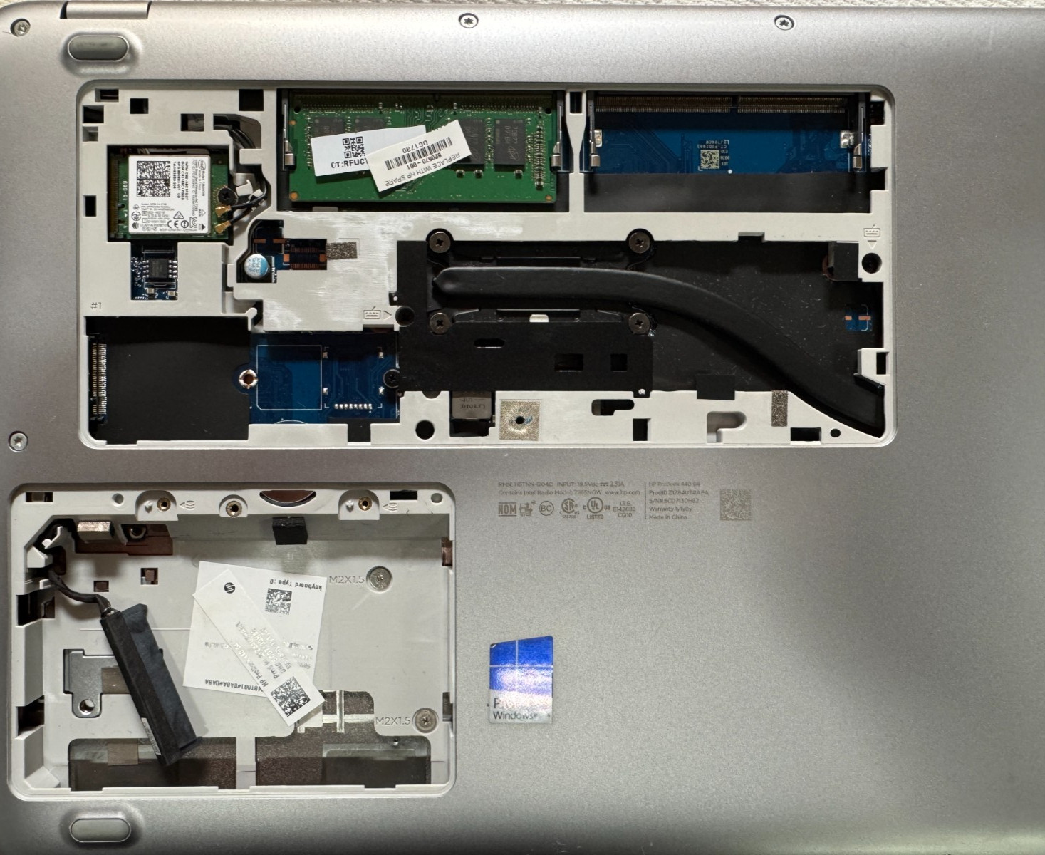 HP ProBook 440 G4 | 14″ | i5-7200U | 8GB DDR4 | NO POWER CABLE/HDD/OS