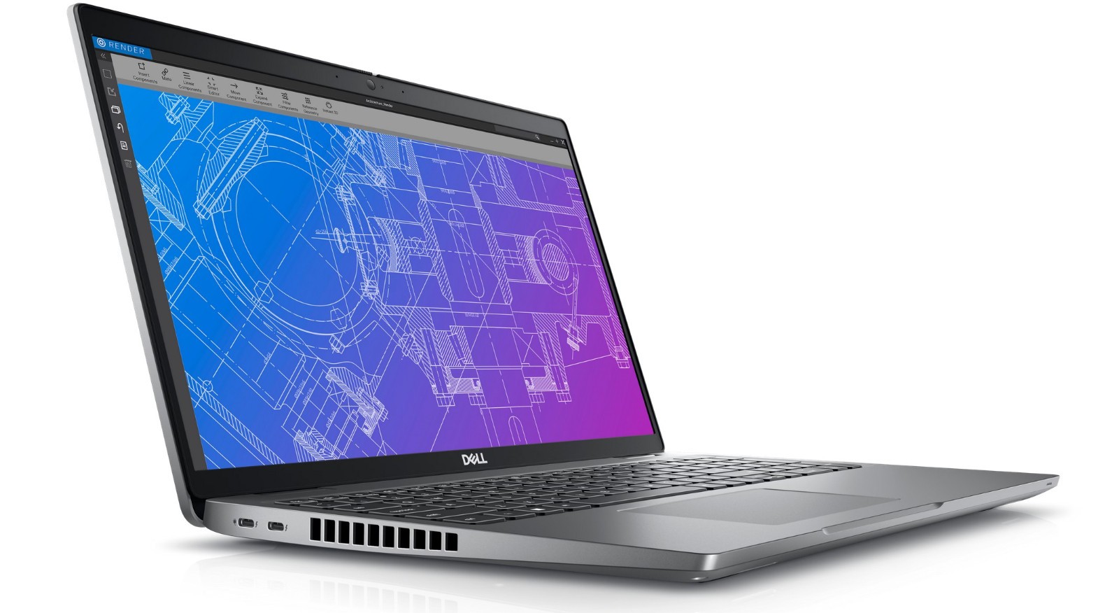 Dell Precision 3571 Laptop PC Intel i7-12th Gen 16GB Ram 256GB NVMe NVIDIA A1000