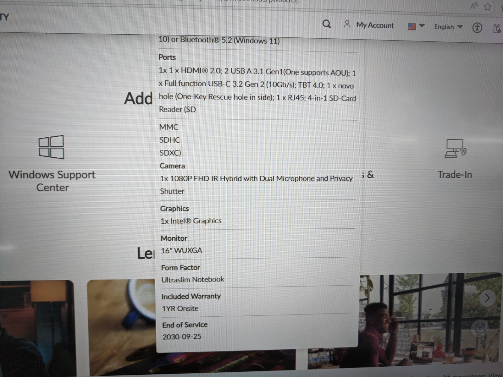 Lenovo Laptop ThinkBook 16 G7 IML 16″ Intel Core Ultra 7 155U 512GB- Silver