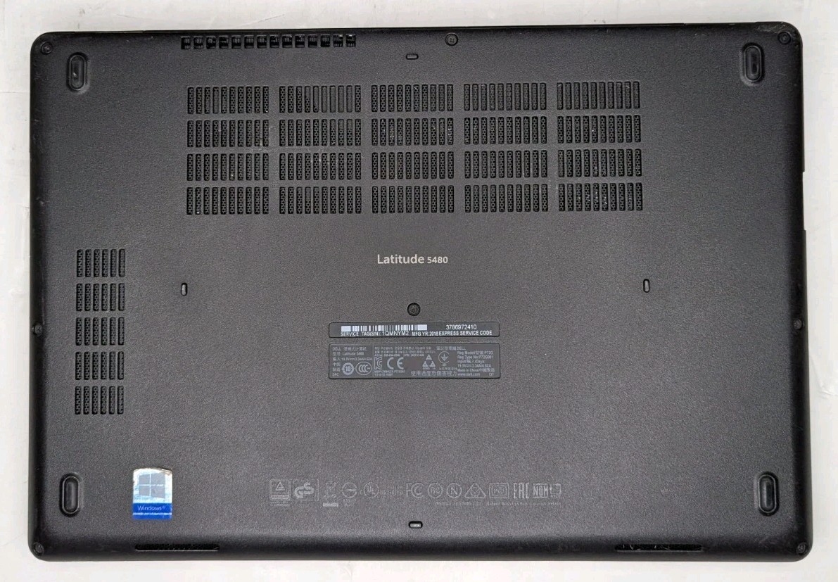 Dell Latitude 5480 14″ Laptop i5-7440HQ 2.80GHz 16GB RAM 128GB SSD Win 11 Pro