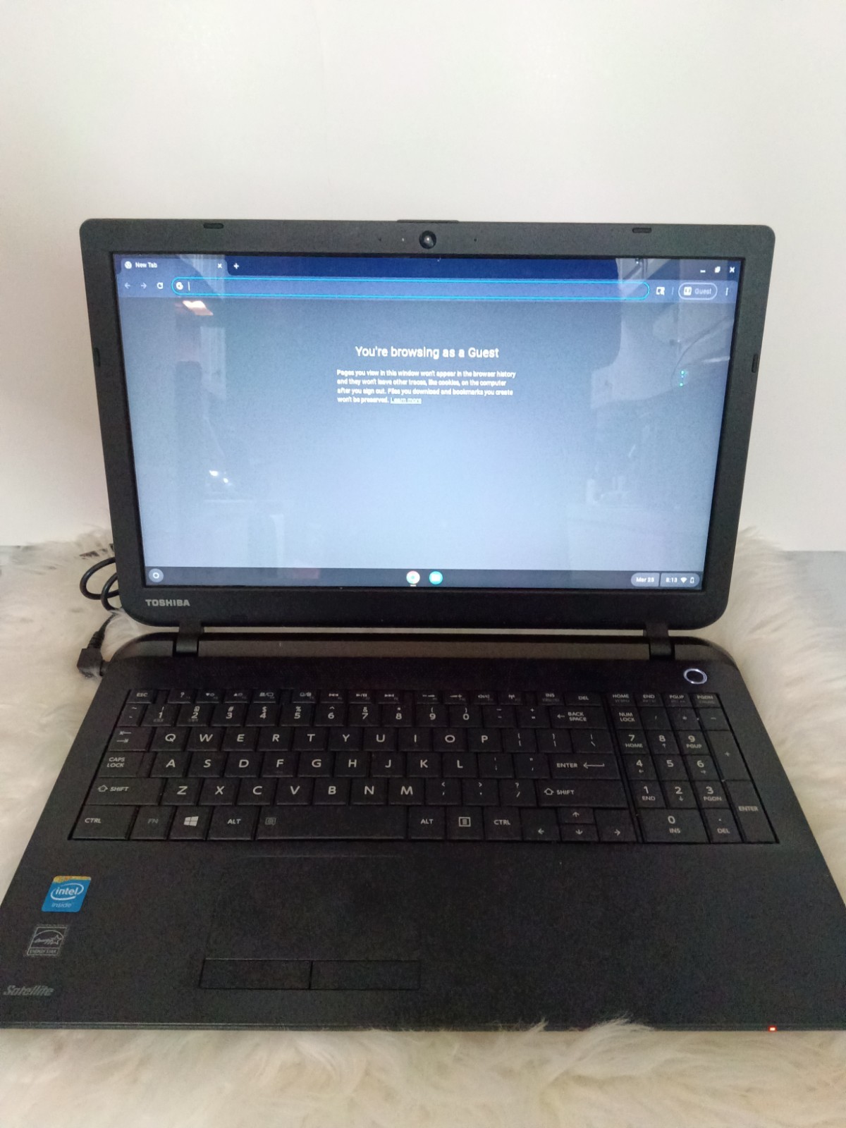 Toshiba Satellite 15.6 in Google Chrome OS Flex operative system Working Great