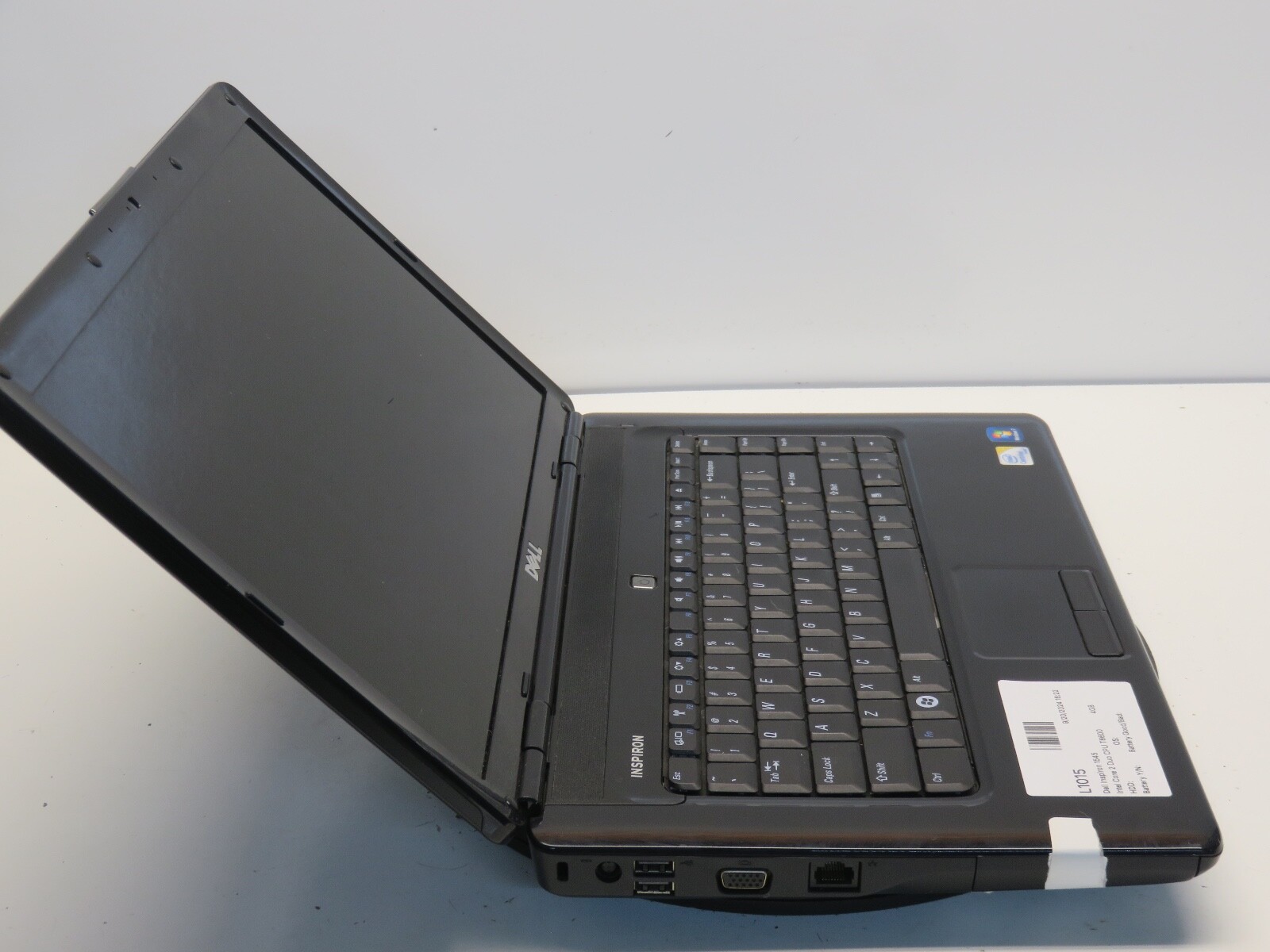 Dell Inspiron 1545 Intel Core 2 Duo CPU T6600 2.20GHz 4GB 500 GB WIN XP NO BAT