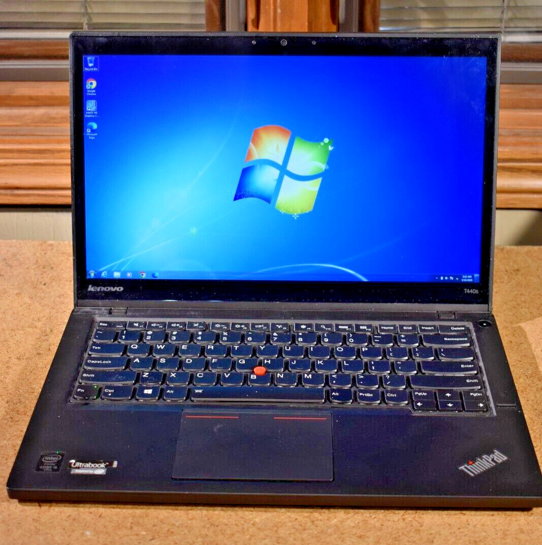 Lenovo ThinkPad T440s Core i5 4GB 256GB SSD Windows 7 Pro 32-bit Touchscreen