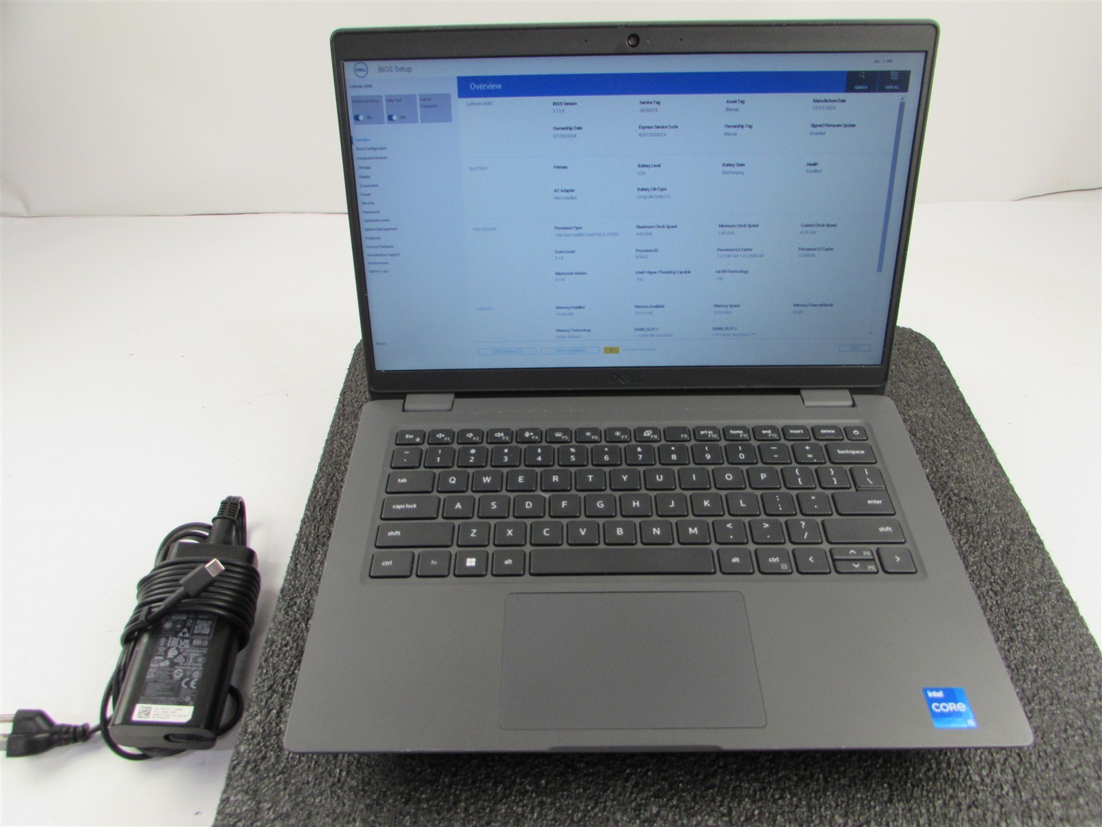 DELL LATITUDE 3440 1366X768 14″ CORE I5-1335U 256GB SSD 16GB RAM NO O.S