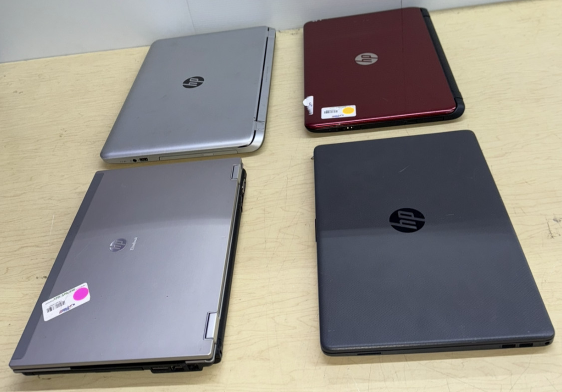 Lot of 4 HP Laptops (PARTS/REPAIR)