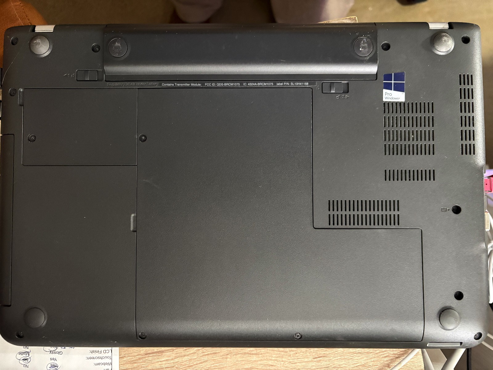 LENOVO THINKPAD E565 Laptop- AMD A10-8700P 16Gb RAM WIN11 PRO 256GB Ssd Drive