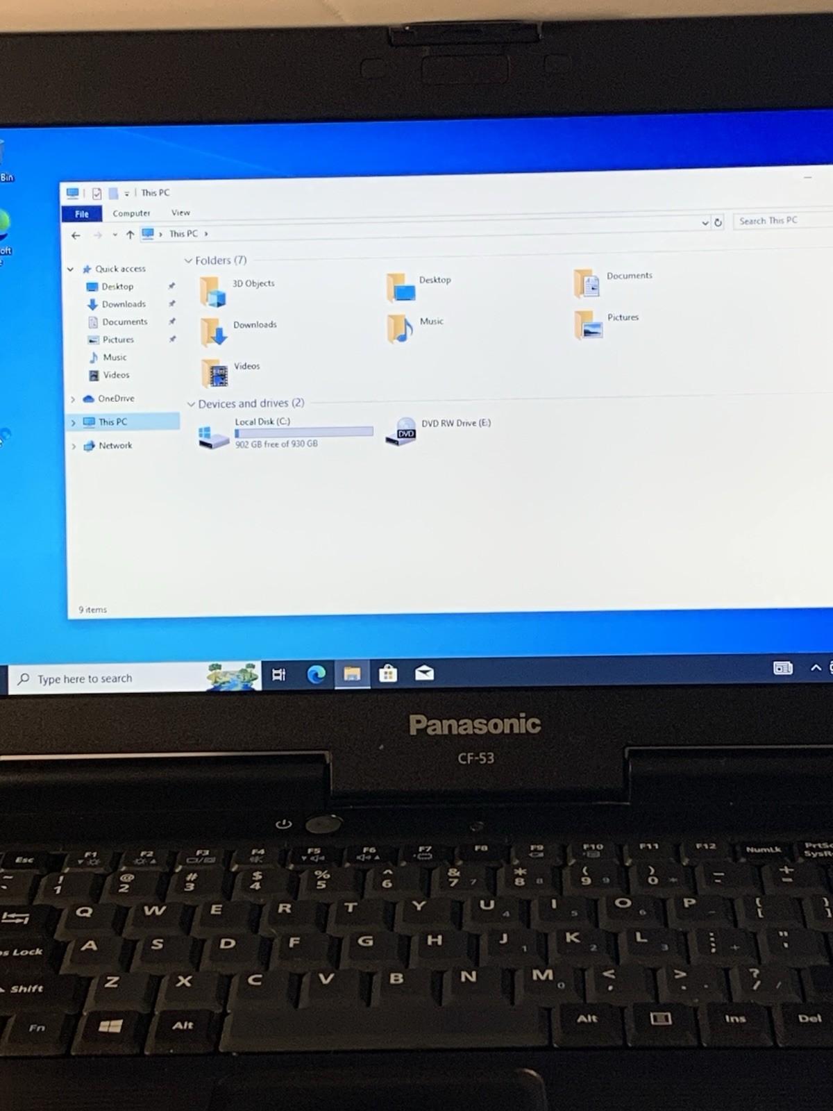 Panasonic Toughbook CF53 MK4 i5-4310U 8GB 1TB Win 10 Good Working