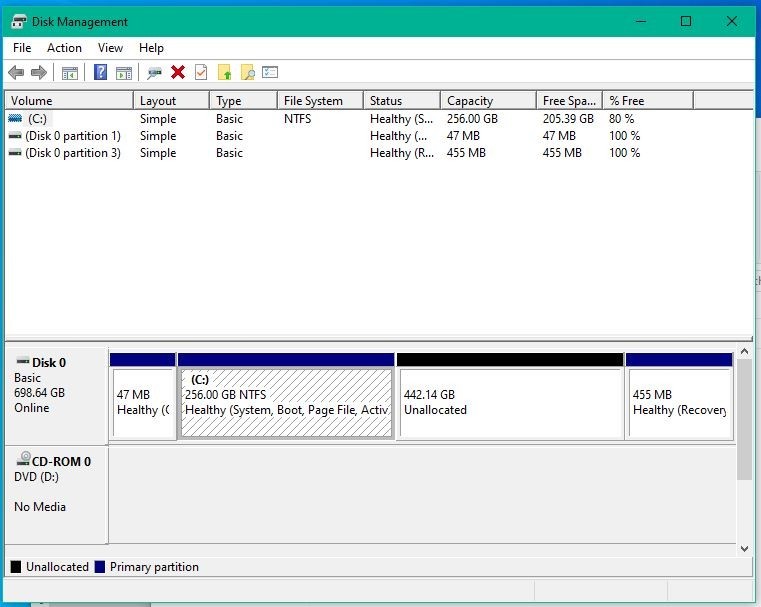17″ Dell inspiron 9400 Win10 PRO Laptop Intel Core Duo 2.16GHz 750 GB HD 17″ LCD