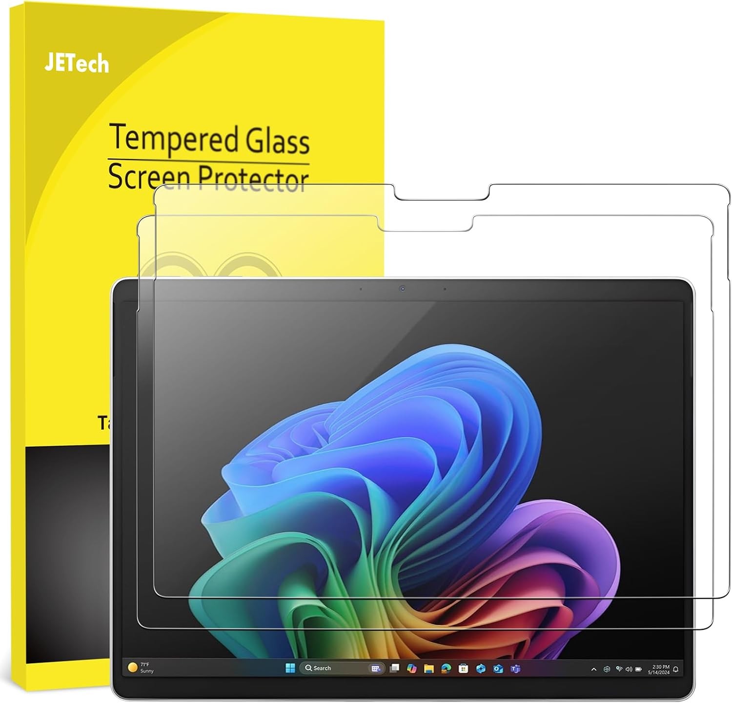 Screen Protector for Surface Pro 11/10 (2024)/Pro 9 (2022) 13-Inch, 2-Pack