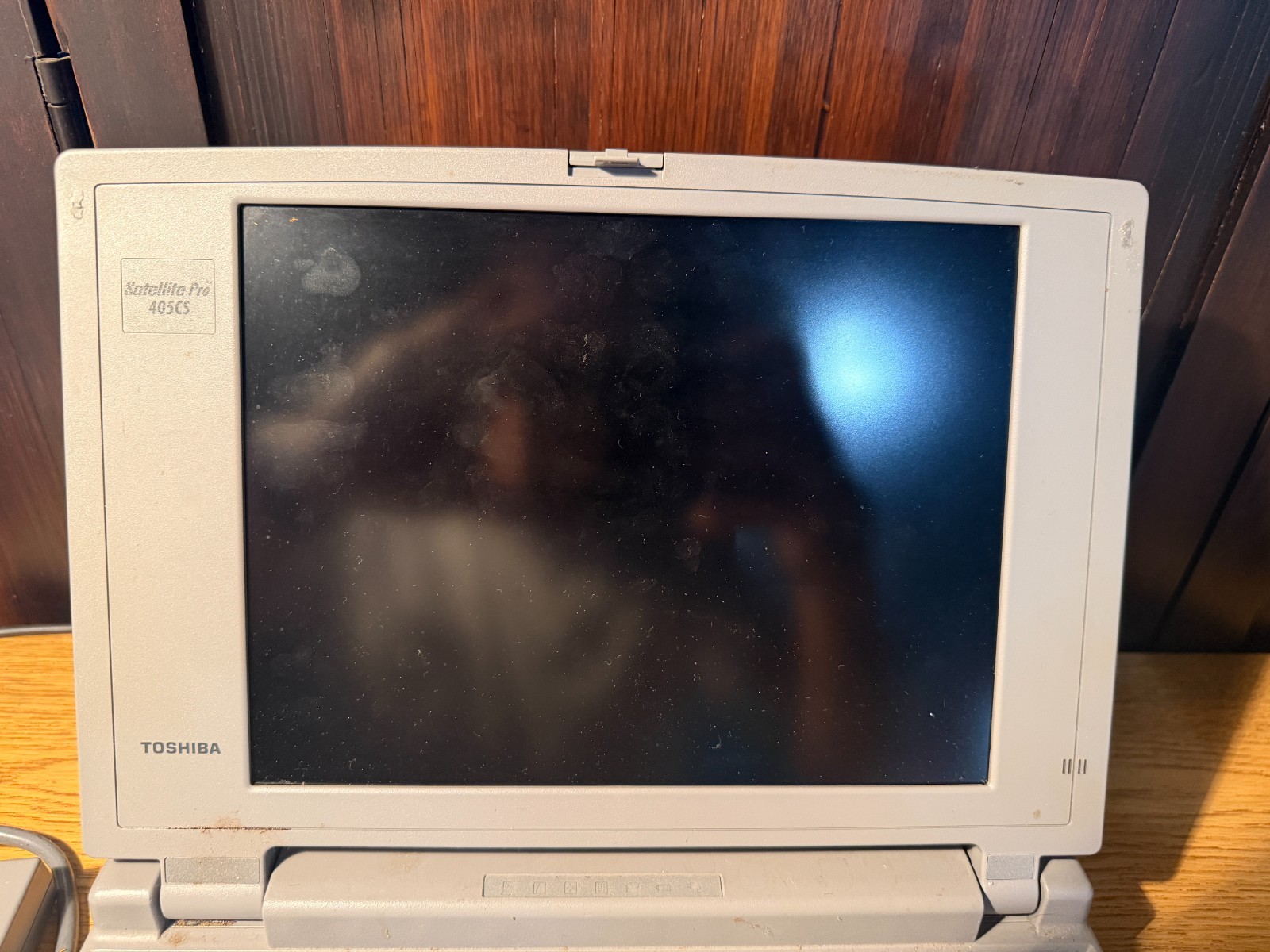 Vintage Laptop Toshiba Satellite Pro 405CS & FDD Case Floppy AS-IS For Parts
