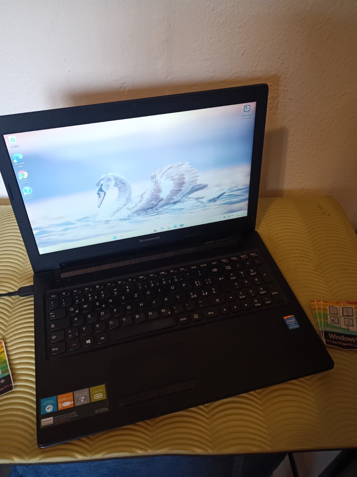 LENOVO G500S 15.6″ 128GB NVME 8GB INTEL PENTIUM-2020M WINDOWS 11