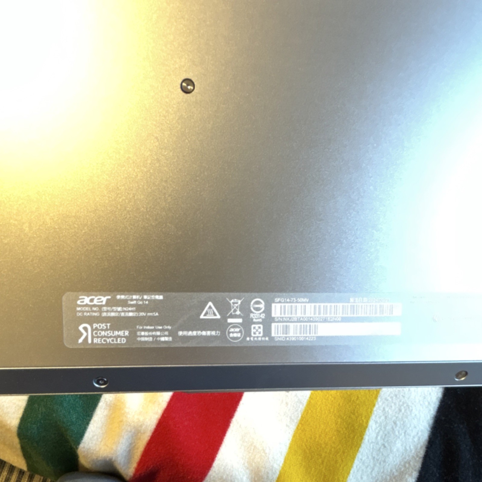 Acer Swift Go 14 SFG14-73-50MV Laptop, Core Ultra 5, 14″ OLED, 16GB, 512GB /