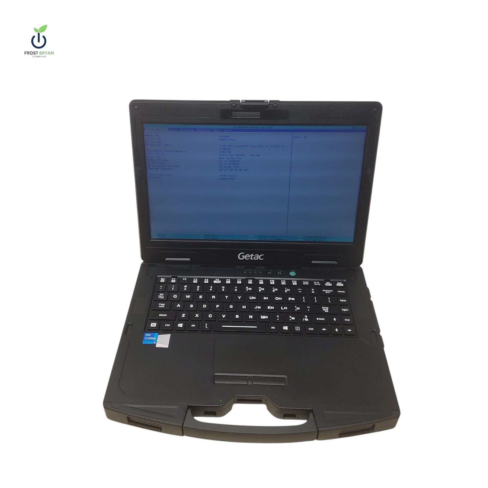 Getac S410G4 Laptop i5-1135G7@2.40GHZ 8 GB 256 GB No OS Grade C [READ]
