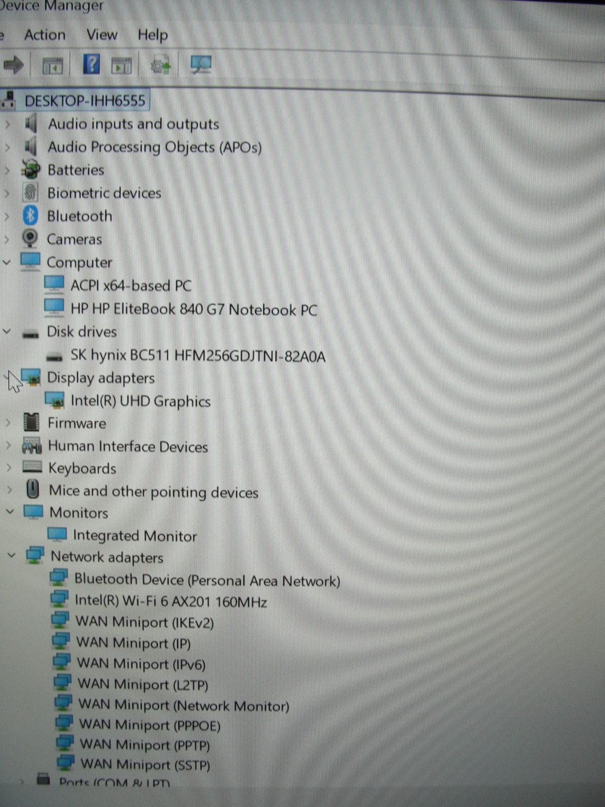 HP EliteBook 840 G7 14”FHD Intel Core i7-10610U 1.8GHz 8GB SSD Reset 256GB