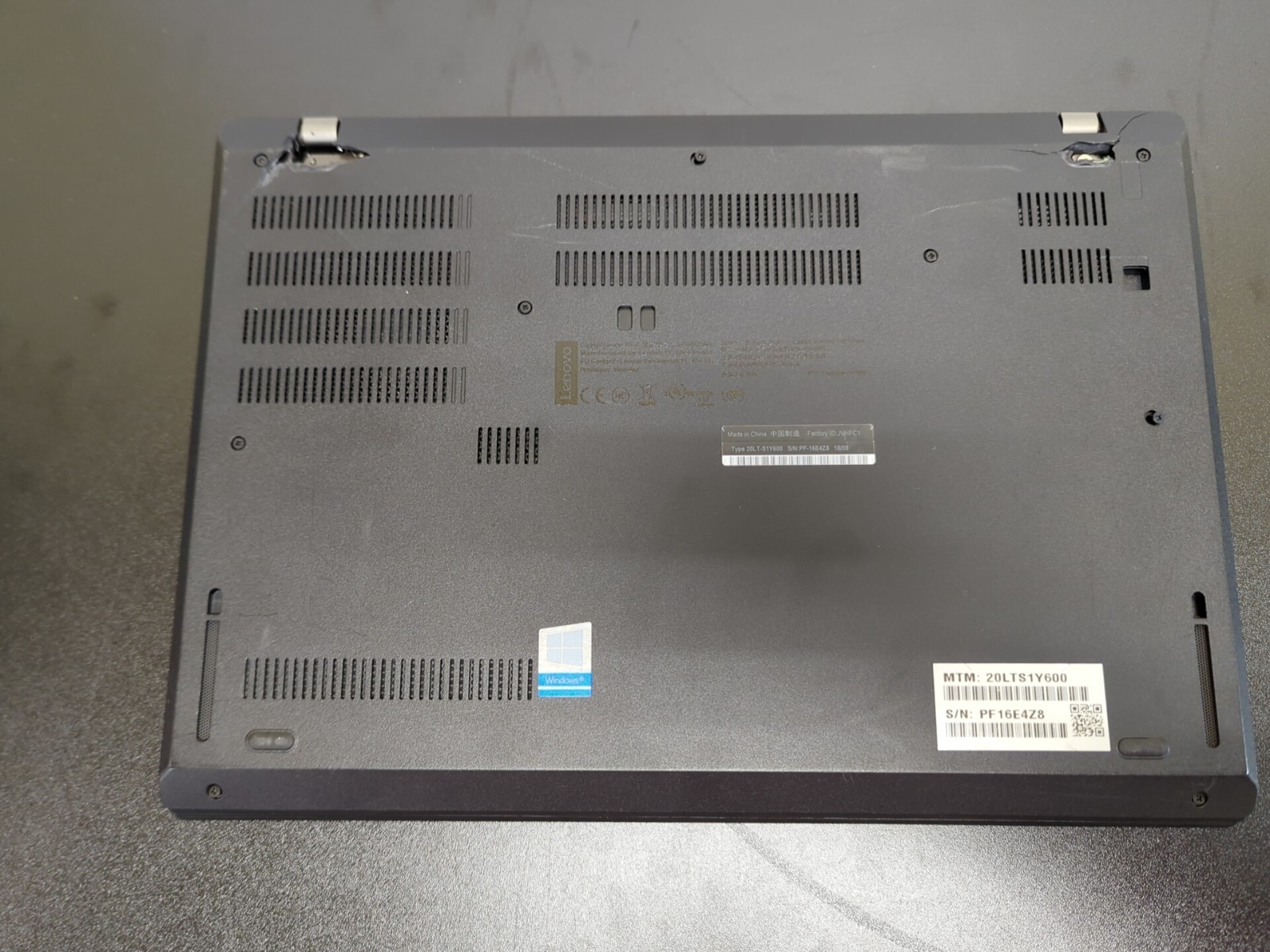 Lenovo ThinkPad L480 | Core i5-8350U vPro | NO RAM | NO SSD | BIOS Tested