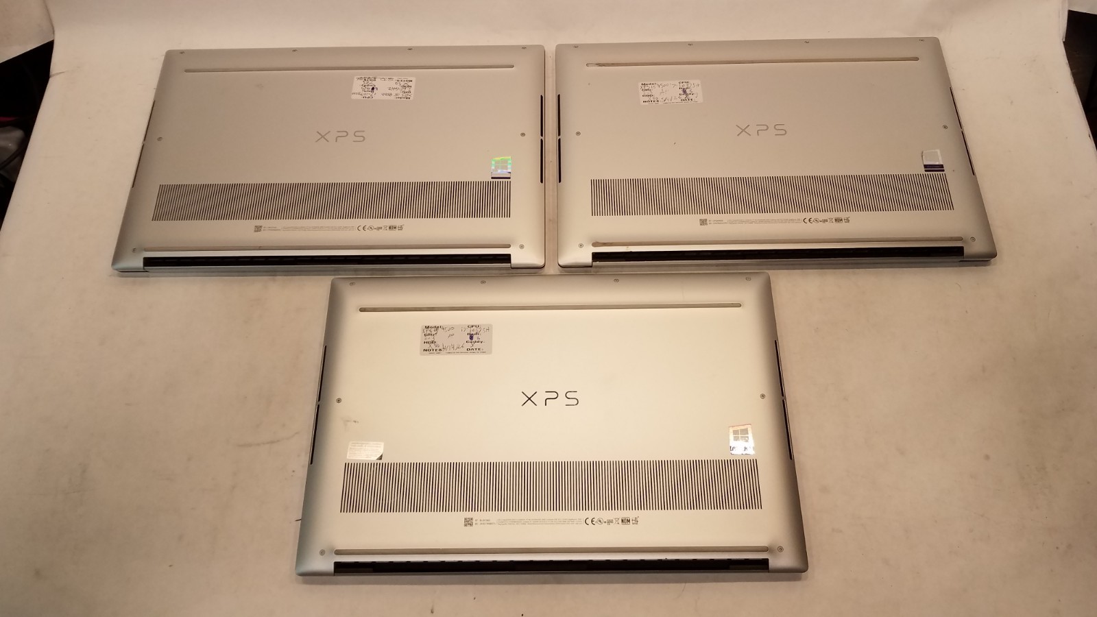 Dell XPS 15 9500, i7 10th Gen CPU, 16GB RAM, 512GB NVMe, GTX 1650, Lot of 3