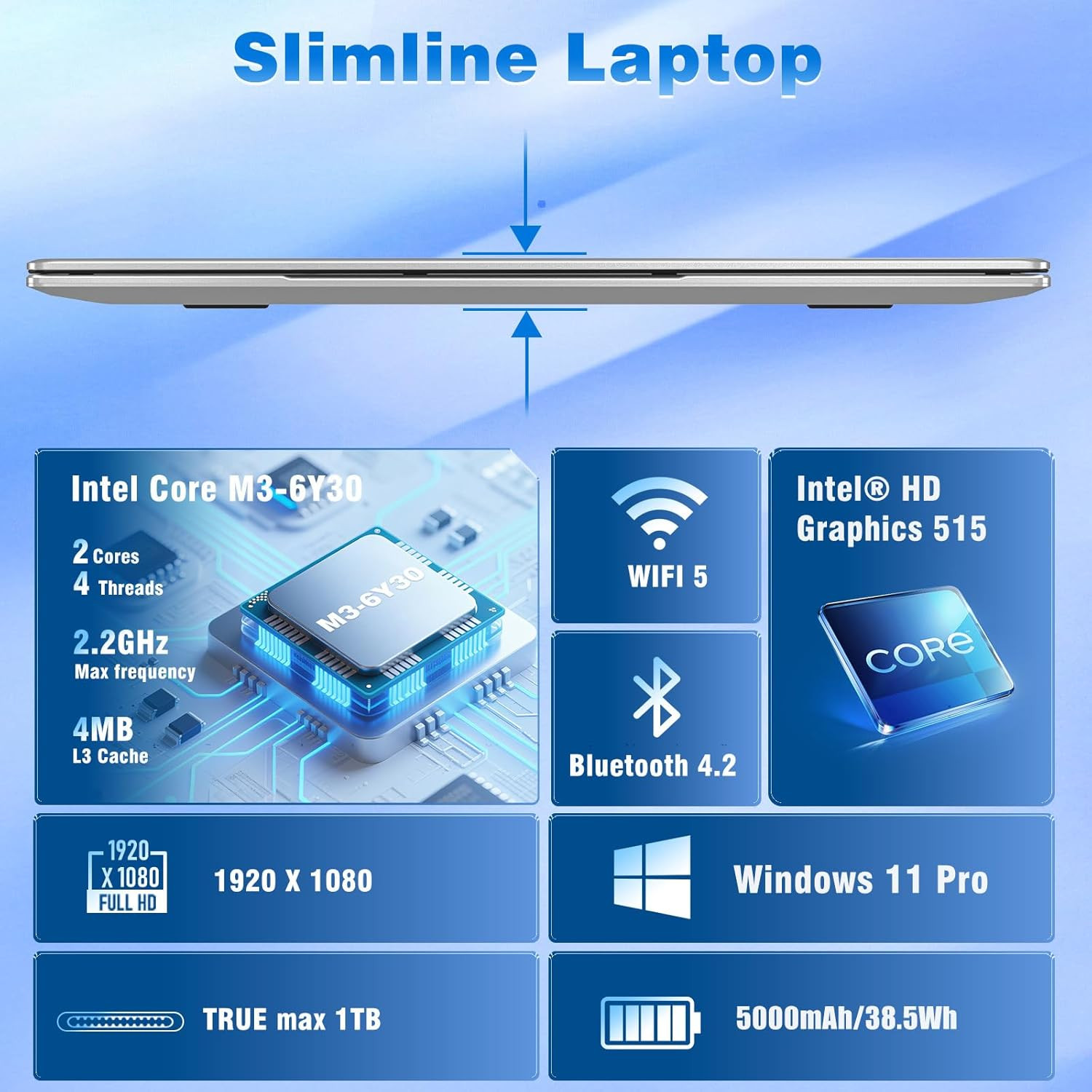 Laptop Computer, Win 11 Pro Lap Top, 15.6 Inch Laptop PC 2026, 16GB RAM 256GB SS