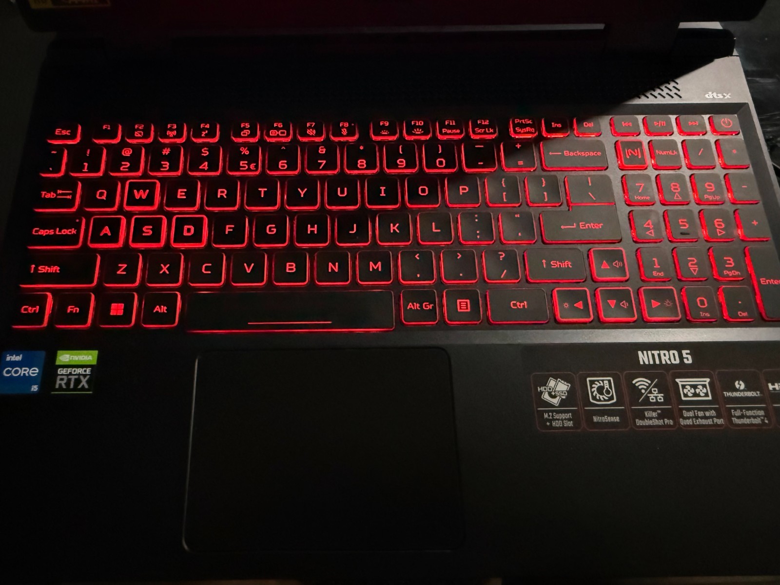 Acer Nitro 5 3050 ti 15.6 in 512GB SSD, Intel Core i5 12th Gen., 2.0GHz, 16GB
