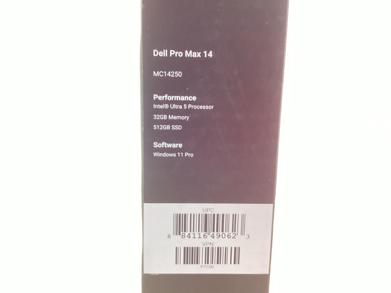 Dell Pro Max 14″ FHD+ Ultra 5 225H 32GB 512GB SSD Intel Arc Pro 130T – P7C90