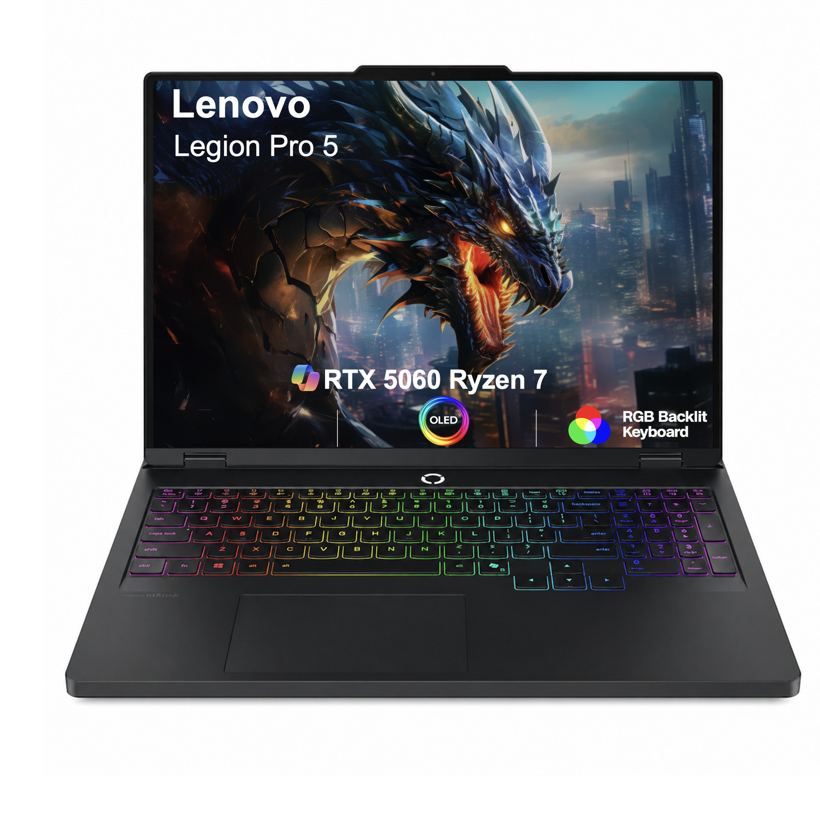 Lenovo Legion 16″ 2560×1600 Ryzen 7 8745HX 64GB RAM 2TB SSD RTX 5060 Win 11 Pro