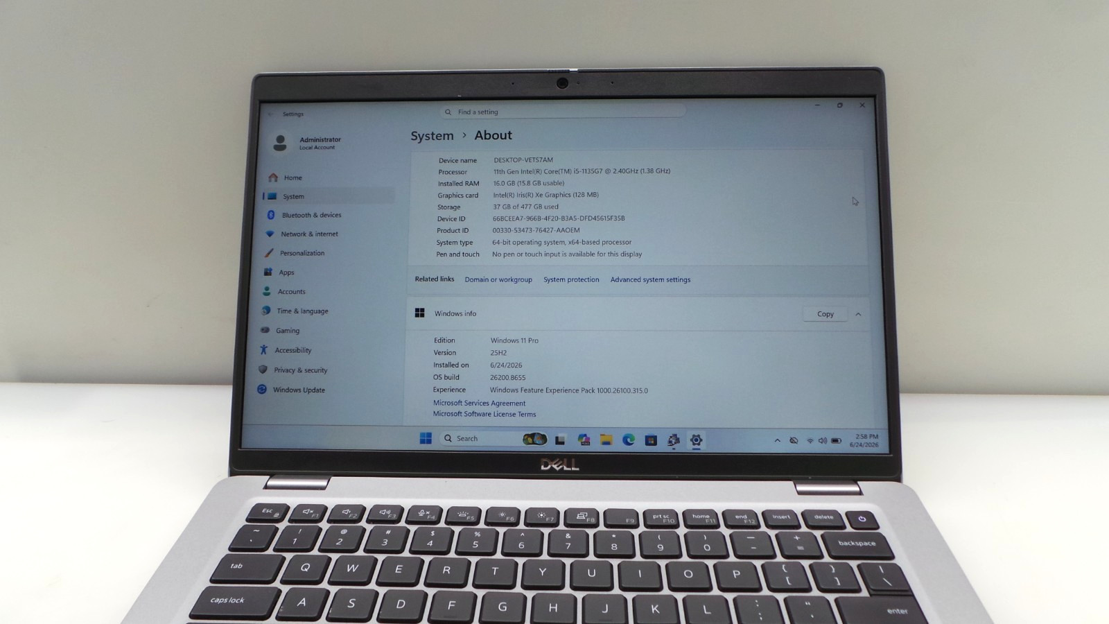 Dell Latitude 5420 | 14″ | i5-1135G7 2.40GHz | 16GB RAM 512GB NVMe | ***READ***