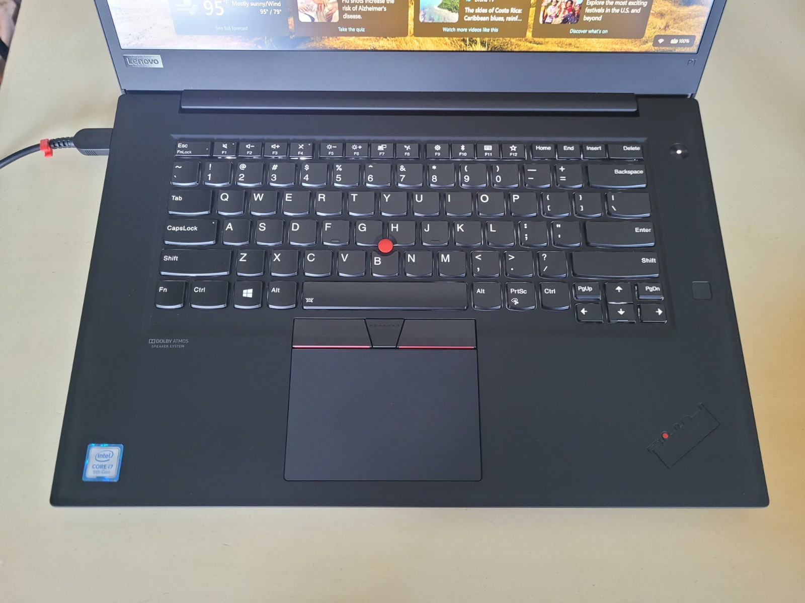 Lenovo ThinkPad P1 Gen 2 15.6″ i7-9750H 512GB NVMe SSD 32GB Win11P Quadro T2000