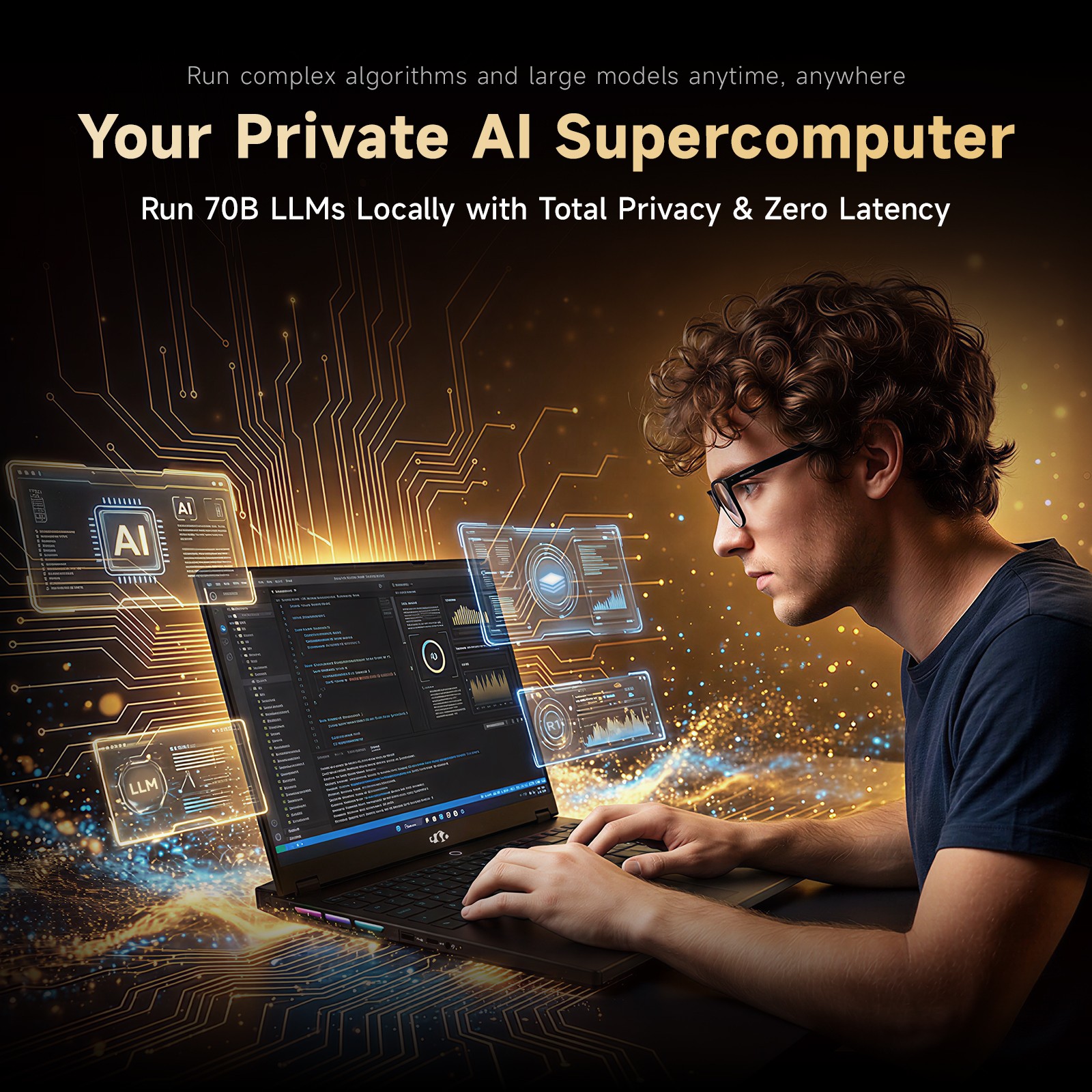 NIMO 2026 New AI PC Laptop AMD Ryzen AI Max+ 395 128GB LPDDR5x 1/2/4/8TB SSD