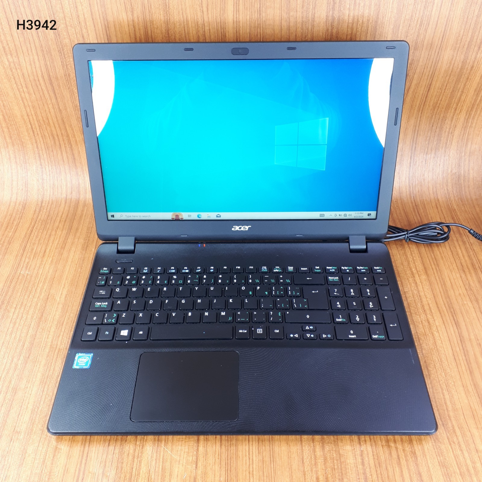 Acer Aspire ES1-531 N15W4 15.6″ Laptop N3060 1.60 8GB RAM 500GB HDD W10H H3942