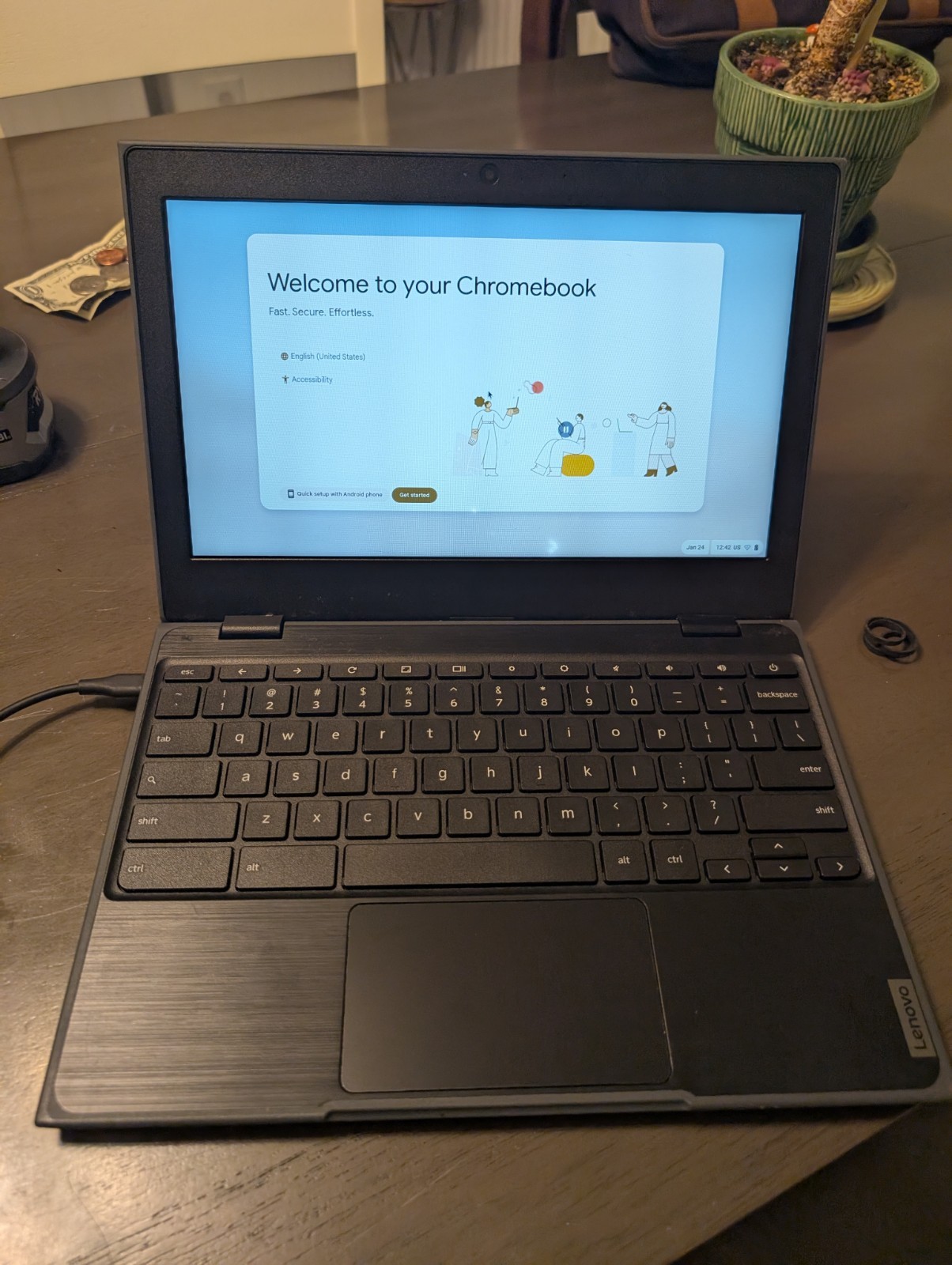 Lenovo 100e Chromebook 2nd Gen 11.6″ Intel Celeron 4GB 32GB Chrome OS Black