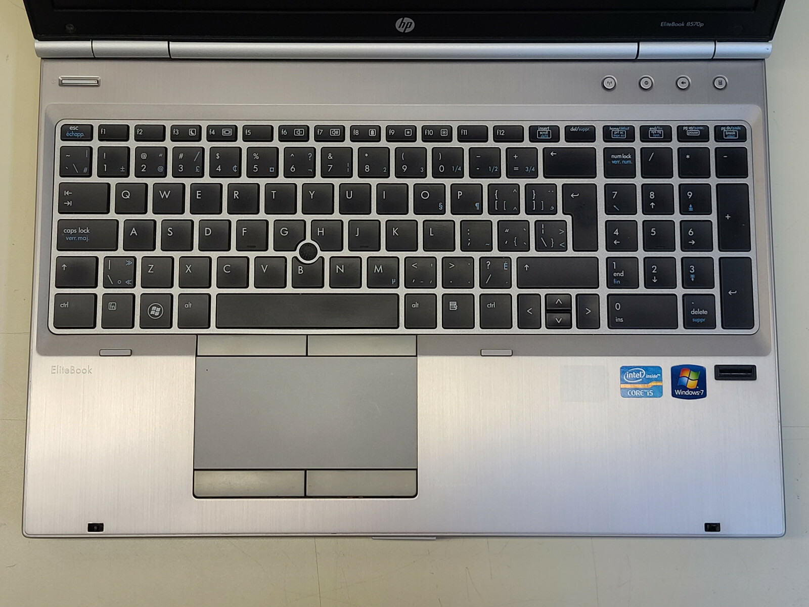 HP EliteBook 8570p 15.6in B8V38UT i5-3210M + 4GB + 750GB + Windows 7 Pro *READ*