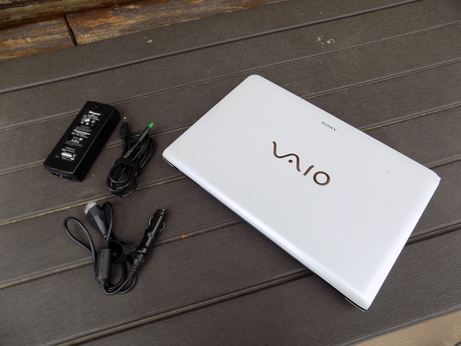 White Sony Vaio E Series Laptop PC SVE151D11L, Power Supply – Works
